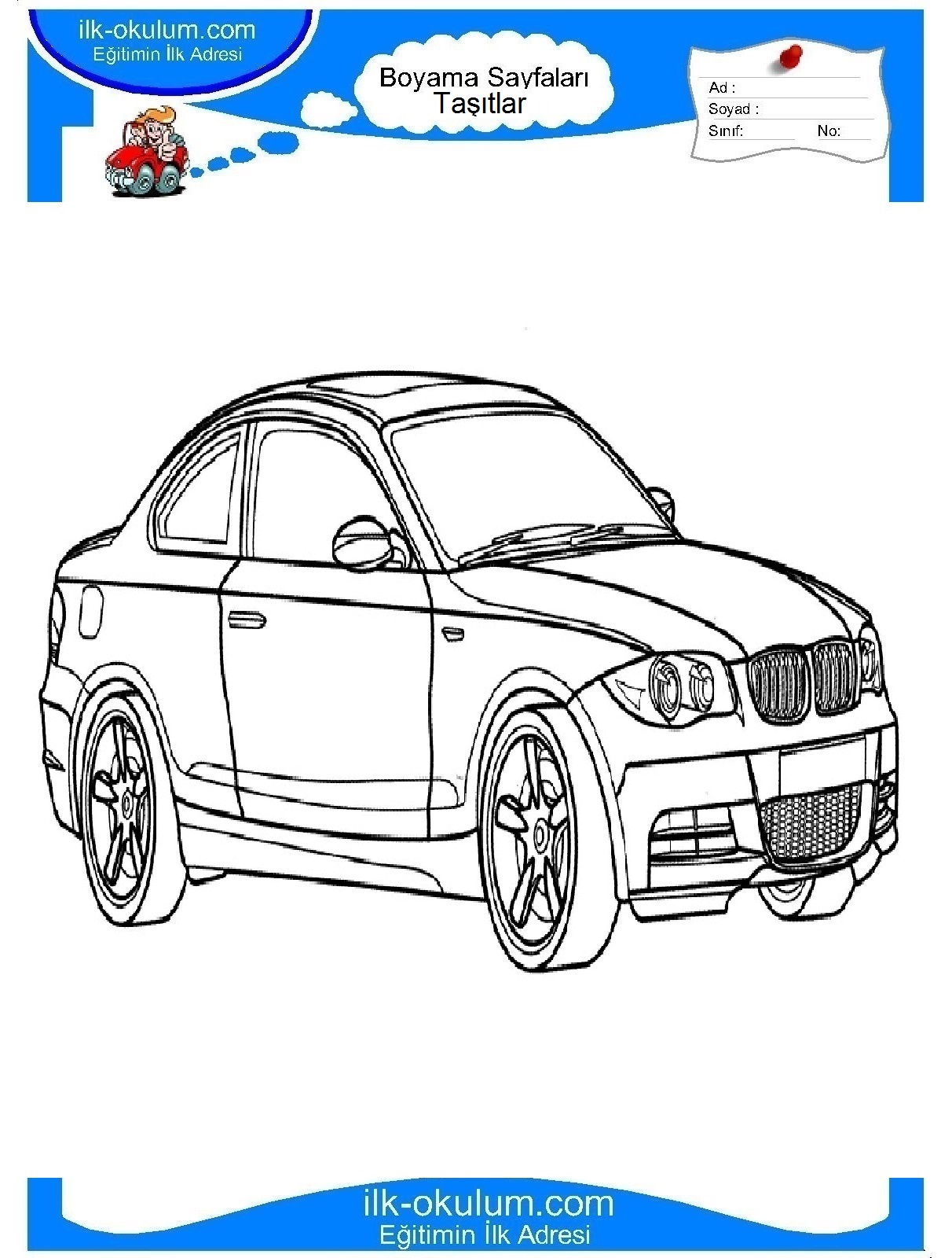 Bmw Araba Boyama
